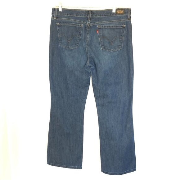 Levi's Stretch Boot Cut Women’s Levi’s 544 Ultimate Lift Jeans  Flare Size 16 - Picture 2 of 11